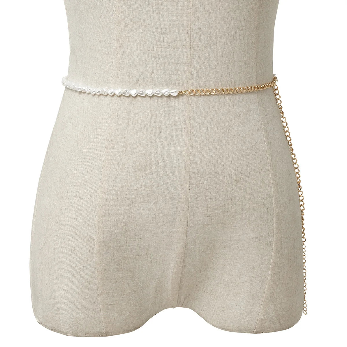 Fashion Women Girls Waist Chain for the Belly Pearl Body Jewelry Sexy Boho Beads Body Belly Chain for Weight Loss