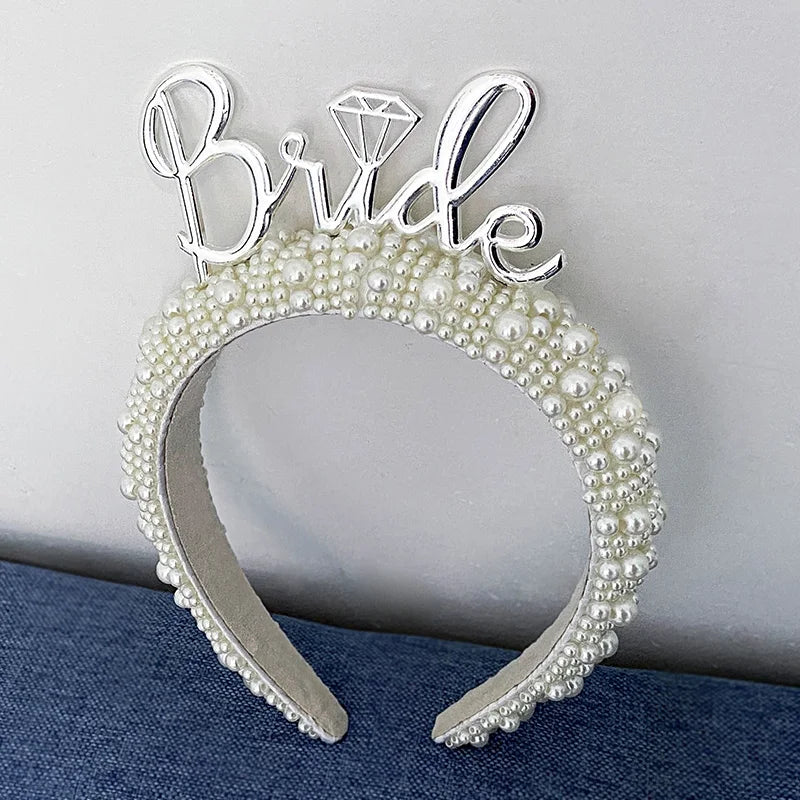 Bride to be headband girls night Bachelorette hen Party Bridal Shower boho beach wedding engagement Decoration honeymoon Gift